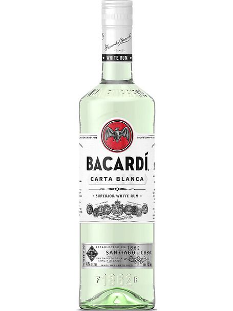 BACARDI CARTA BLANCA Bottiglia da lt 1