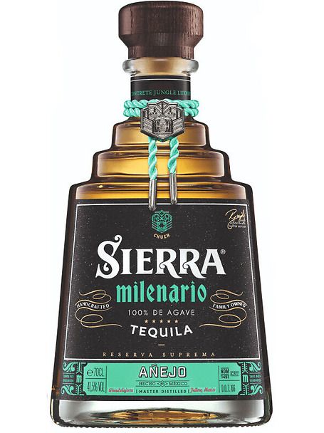 SIERRA MILENARIO ANEJO Tequila 100% agave, bottiglia da cl 70