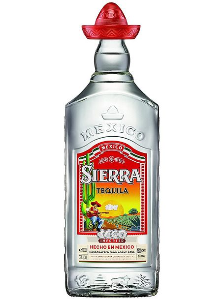 SIERRA SILVER Tequila 70% agave, bottiglia lt1